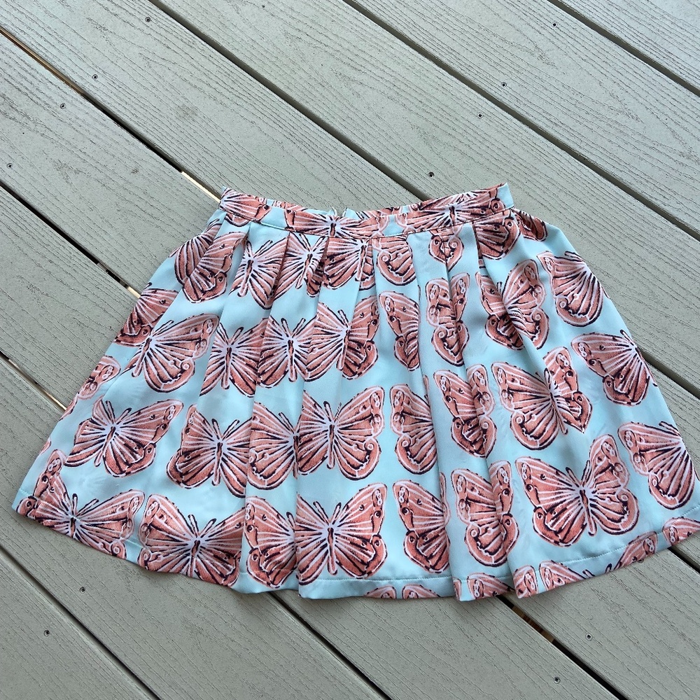 Leith Pleated Mini Skirt, Size Small